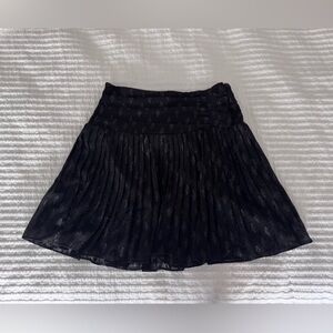 Ramy Brook Black Textured Skirt